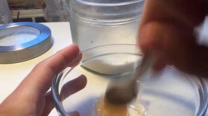 Слайм из зубной пасты и соли ! Слайм получился !
