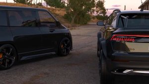2022 Audi Q8 6x6 and 2022 Audi RS99 6x6 in one place