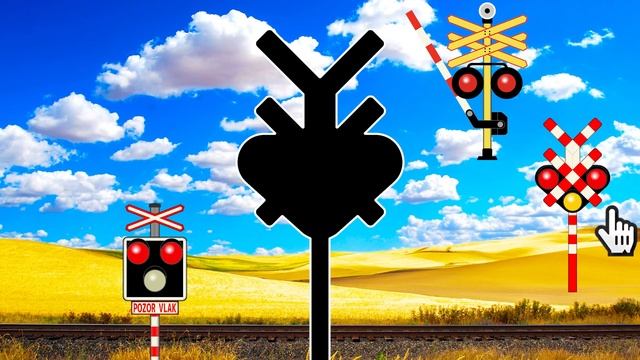 【 踏切アニメ 】 踏切カンカン パズル #5 puzzle railroad crossing ふみきり