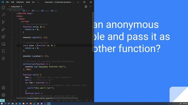 Top 10 Javascript Job Interview Questions & Answers