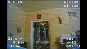 Диванный FPV. Полет по квартире на микро-дроне.