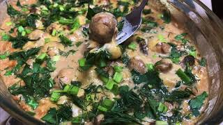 Шампиньоны, запечённые в сливках с сыром в духовке. Вкусное блюдо из 4 ингредиентов за 30 минут!.