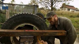 Самодельный трактор.Процесс сборки.Доделал раму и усилил. #34.