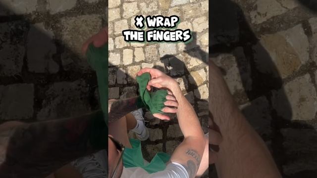 Ultimate hand wrap hack ?? #boxing #tutorial #boxeo #boxingtraining #learntobox #viral #handwraps