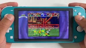 TMNT: The Cowabunga Collection Nintendo Switch LITE Gameplay