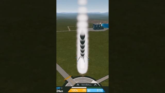 Simple rocket 2 landing a rocket in earth #simple rocket 2 game #landing #rocket #shorts