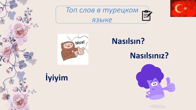ТУРЕЦКИЙ ДЛЯ НАЧИНАЮЩИХ Урок 1