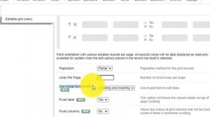 Scriptcase 9.7 - Modal option within editable grid view forms