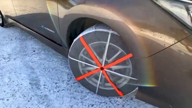 AutoSock and Nissan Leaf смотреть онлайн