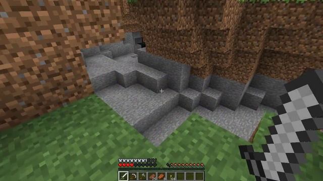 Minecraft #6 Работаем топориком,киркой смотреть онлайн