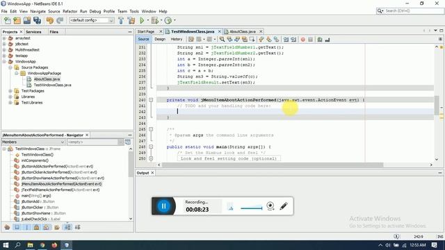 Creating Menus in Java Application using Netbeans in Bangla (using Java Swing, JFrame) смотреть онлайн