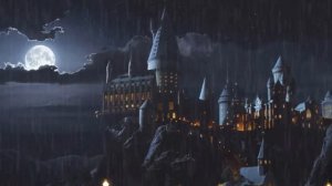 Harry Potter & Hogwarts Music + Rainy Night Ambience