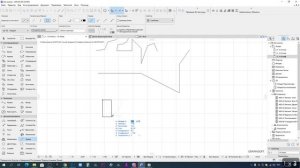 ArchiCAD for beginners // ArchiCAD для начинающих (УРОК 3) ИНСТРУМЕНТ ЛИНИЯ