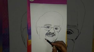 S.P. BALASUBRAHMANYAM photo sketch || SPB DRAWING || pencil sketch || by . R. Chithra