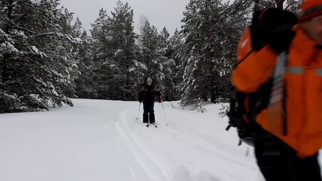 Зимний поход на Пустынские озёра смотреть онлайн