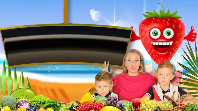 Что это за фрукт? - Ч 3 - ❤️ Банан, Лимон, Груша, Черника ❤️ Учим английский и названия фруктов