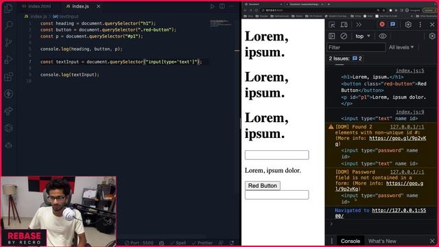 6.QuerySelector in JavaScript: Simplifying DOM Element Selection