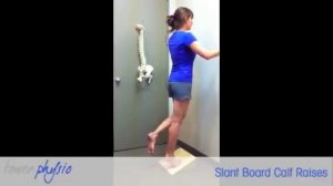 Slant Board Calf Raises