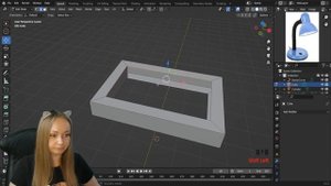 Уроки в Blender Моделирование НАСТОЛЬНОЙ ЛАМПЫ (tutorial).