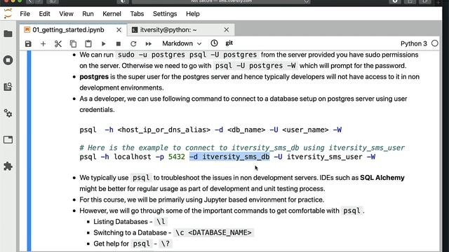 Database Essentials Postgres - Getting Started - Using psql to interact with Postgresql using CLI смотреть онлайн