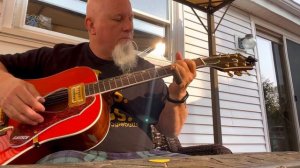 Gretsch G5034TFT Rancher new guitar day open E improve what a beauty ❤️