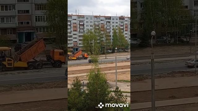 Псков, реконструкция улицы. смотреть онлайн