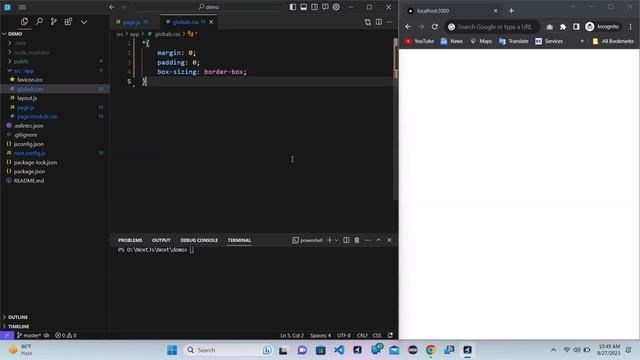 Next.js 13 Tutorial - Create a Simple Hello World App in 1 Minute | FreeProjects1