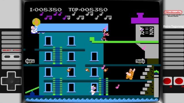 Popeye 1982 (Попай) Игра Денди (NES)Прохождение игры.