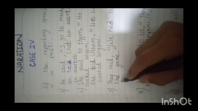 Case 4: If the reporting speech is in past смотреть онлайн