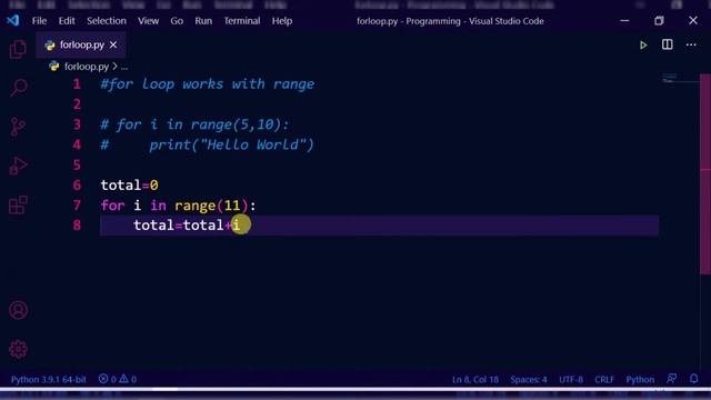 for loop in python | what is for loop in python | learn python loops