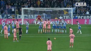 Барселона - Эспаньол (Штрафной Месси)