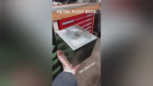 Металлическая копилка своими руками