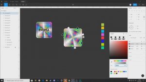 Figma #2 - Как создать голографический эффект