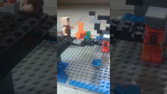 пещера вардена / Lego minecraft