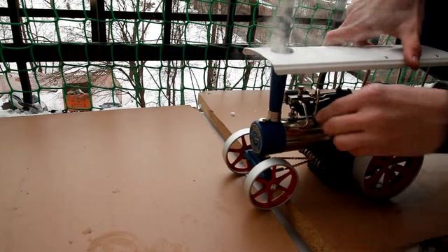 Паровой трактор Wilesco D 405