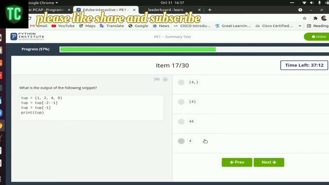 Python Essentials Part-1 Summary Test Answers | python essential 1 test answers #cisco #programming смотреть онлайн