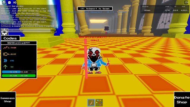 Codes Undertale: Endless Dust смотреть онлайн