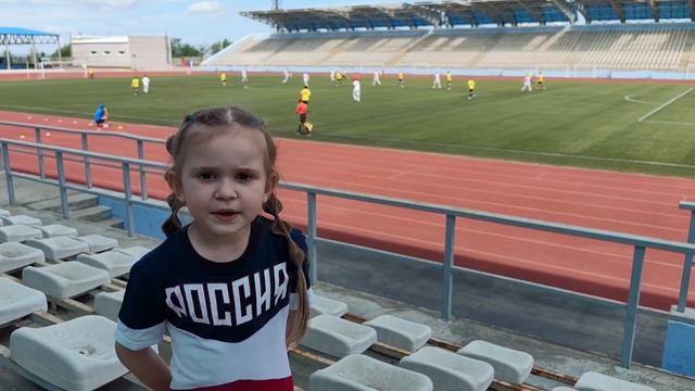 Репортаж с футбольного матча. Каролина Васильева.