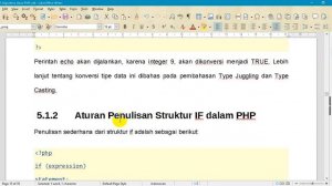 Struktur pemrograman dasar PHP