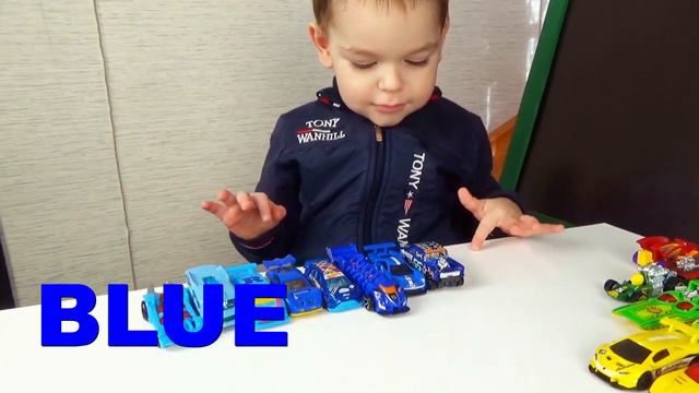Learning colors with toy cars color song for children learning by playing смотреть онлайн