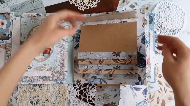 Скрапбукинг альбом для мамы Счастье