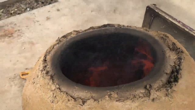 Обжиг нового тандыра Узбекистан смотреть онлайн