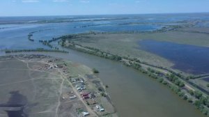 Половодье на базе Кигач-клуб. Река Кигач в мае