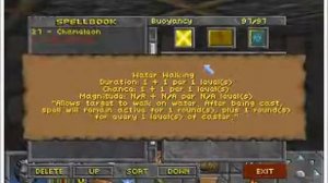 Elder Scrolls II Daggerfall Controls How To Attack Grab etc