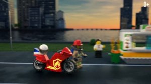 Пожар в бургер-кафе - LEGO City - 60214