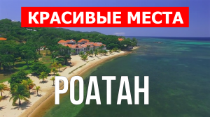 Остров Роатан красивые места и отдых| Видео в 4к  | Гондурас, Роатан путешествие с дрона
