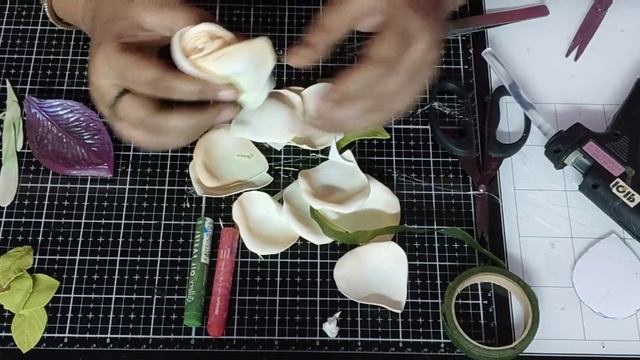 Foamiran rose смотреть онлайн