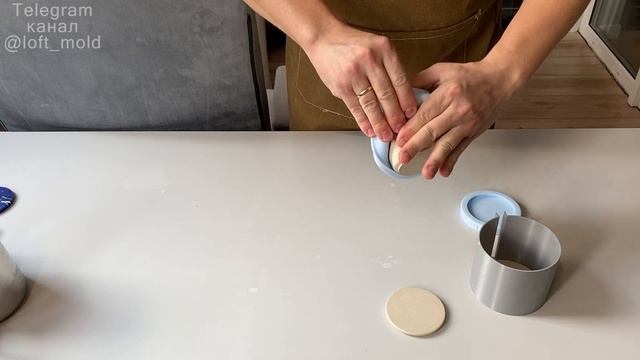 Силиконовая форма для гипса, свечи, кашпо «Элит 200». Молд для подсвечника из гипса и бетона. смотреть онлайн