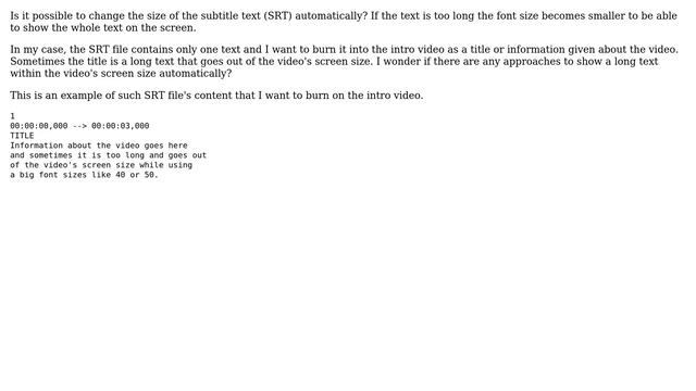 Is it possible to change the size of subtitle text from an SRT file in FFmpeg (2 Solutions!!) смотреть онлайн