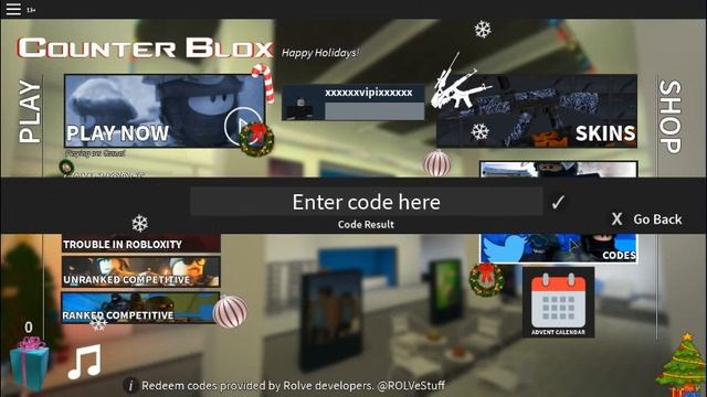 COUNTER BLOX TWITTER CODE смотреть онлайн